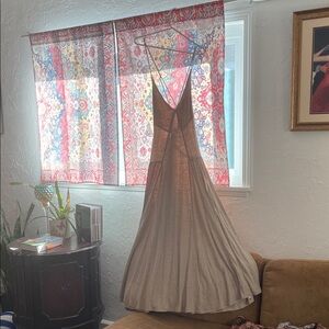Free People Tan Maxi Dress